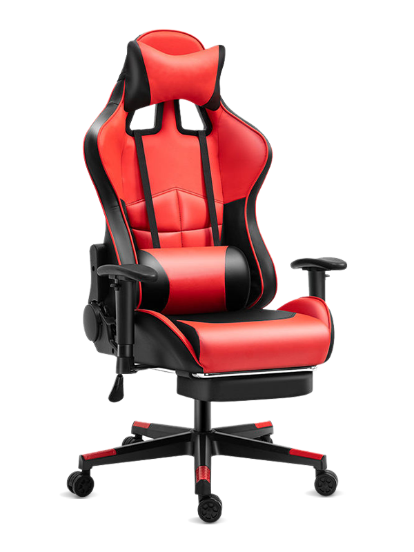 Cadeira ergonômica para computador estilo corrida Cadeira giratória para escritório Cadeira para jogos com encosto alto 