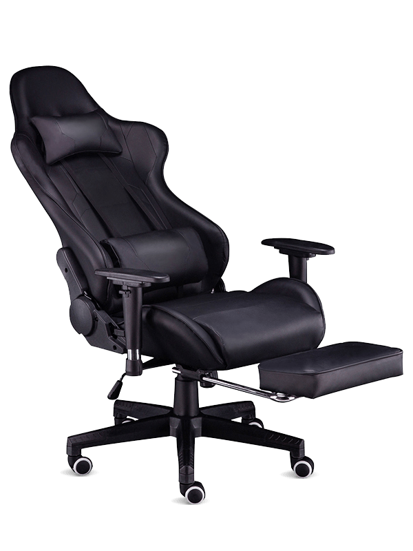 Vender bem novo tipo PU PVC Racing Modern Girl Blue Gaming Chair 