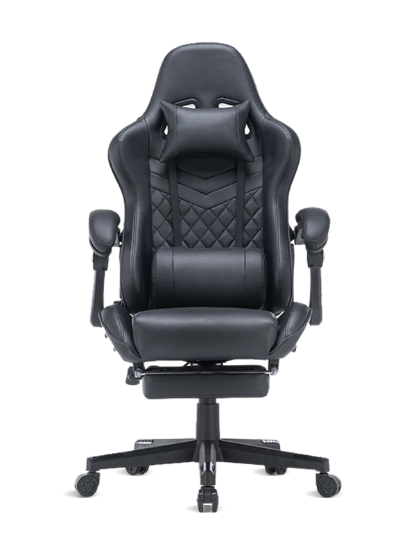 Venda direta da fábrica 180 cadeira ergonômica para jogos com resistência à inclinação e apoio para os pés 