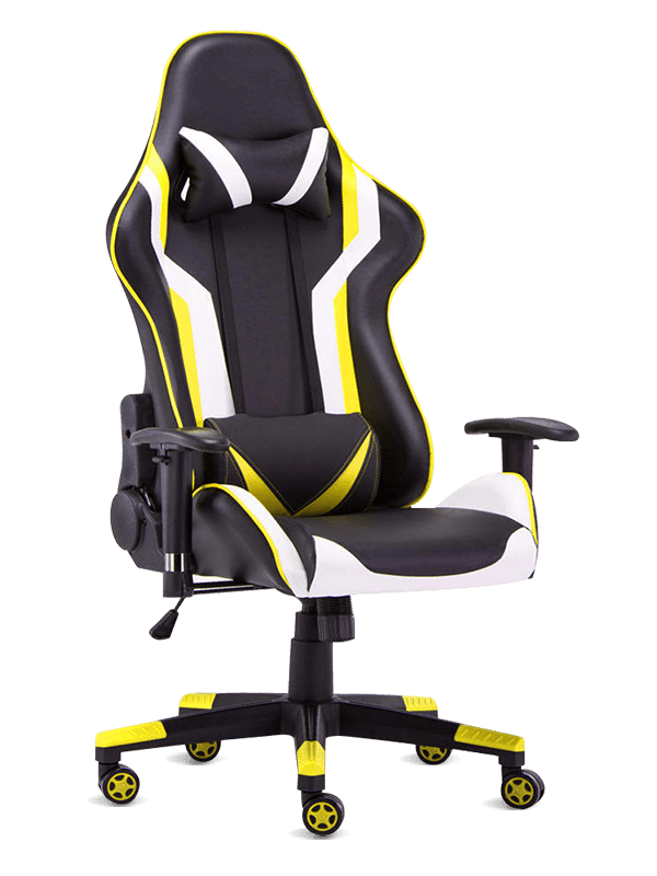 Cadeira ergonômica barata para jogos de corrida para computador com encosto alto 