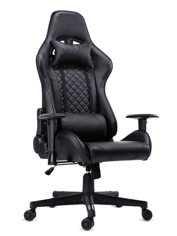 Cadeira de jogos de corrida Cadeira de couro PU com design ergonômico Cadeira de corrida com encosto alto Cadeira de computador 