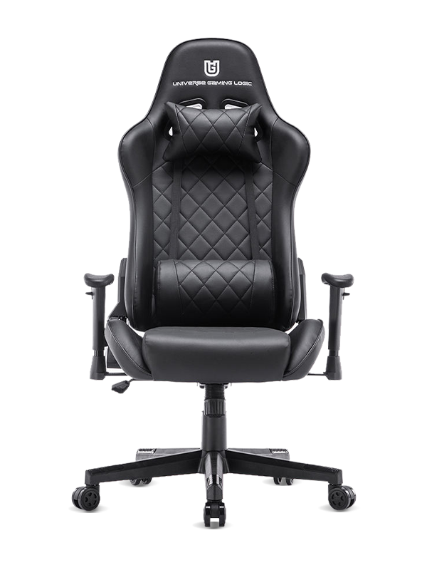 Cadeira ergonômica e confortável para jogos em couro, cadeira para jogos de corrida 